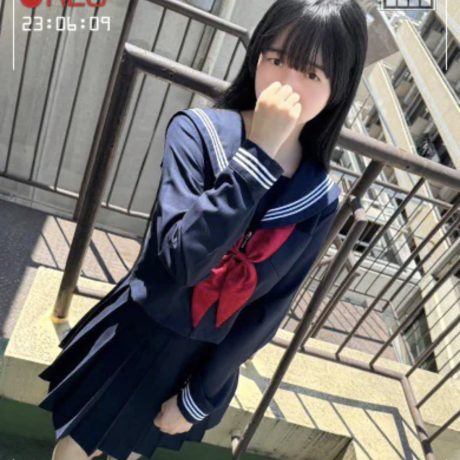 【レンタル美少女 五反田店 いおちゃん】Gカップ超ロリロリ大学生と制服エロプレイ！エ〇チは？